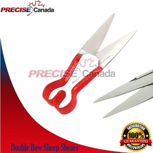 Double Bow Drummer Hand Shears Topiary Red Clipper Scissors Cutters - Picture 1 of 2