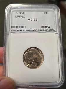 1938-D Buffalo Nickel #2 - Picture 1 of 2