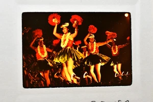 Hula Dancing Girls Hawaii Aloha 1978 Gras Röcke Foto Transparenz Folie - Bild 1 von 4