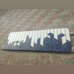 Lapis Lazuli Console Table Slab With Marble Modern Design Work Art Home Decor - Picture 1 of 13