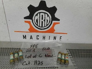 ECO FPE Cat. 1125 25A One Time Fuses 250V New Old Stock (Lot of 6) - Picture 1 of 5