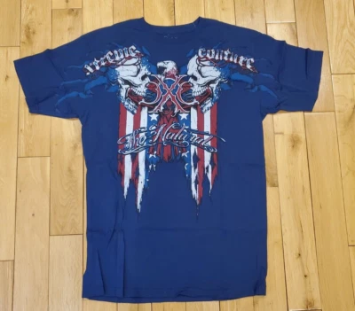 Nueva CAMISETA XTREME COUTURE RANDY COUTURE THE NATURAL AJUSTADA PARA HOMBRE MEDIANA UFC MMA Foto 1 de 4