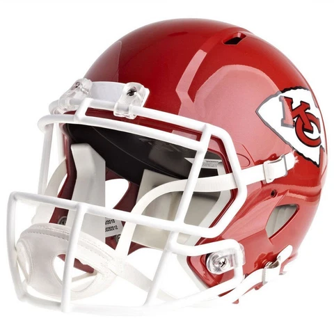 KANSAS CITY CHIEFS Riddell Speed NFL Full Size Replica Football Helmet Cover