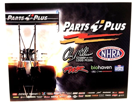 2023 CLAY MILLICAN PARTS PLUS/RWR TOP FUEL NHRA DRAGSTER DRAG RACING POSTCARD Cover