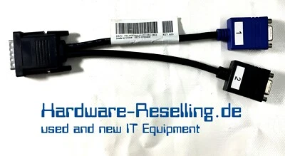 Dell Grafikkarten Splitter Kabel P&D auf 2 x VGA  D/PN 05H469 - Bild 1 von 3