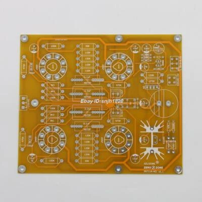 HiFi 6SN7/6N8P Tube Preamplifier Board PCB Bare Board Refer Gary CARY-AE1 Preamp - Image 1 of 3