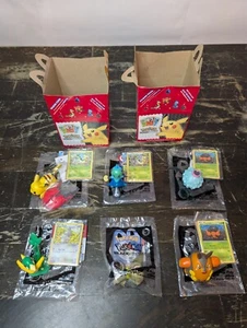 2012 Pokemon Black & White Happy Meal Toys 1-6 Complete Set + Boxes - Picture 1 of 12