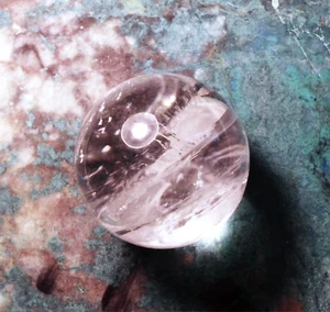 VERY NICE 16 mm 29cts SMALL QUARTZ CRYSTAL SPHERE SICHUAN CHINA # 28 - Picture 1 of 1