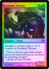 Scarland Thrinax FOIL Conflux NM Black Red Green Uncommon MAGIC CARD ABUGames