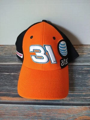 Gorra Nascar Jeff Burton Chase Authentics #31 AT&T RCR naranja  Foto 1 de 4