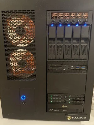 Custom Server/Gaming PC Liquid cooled 2x 12 CPUs, Hotswap drives,NVIDIA GeForce - Image 1 of 4