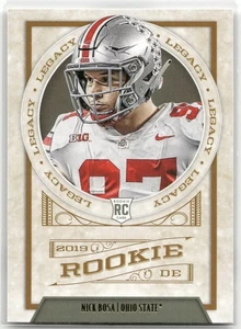 Nick Bosa 2019 Panini Legacy #188 RC Ohio State Buckeyes - Picture 1 of 2