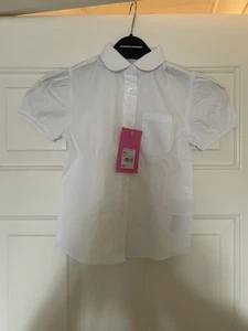 Girls White Blouse Age 4 Set Of 2 Debenhams New With Tags - Picture 1 of 8