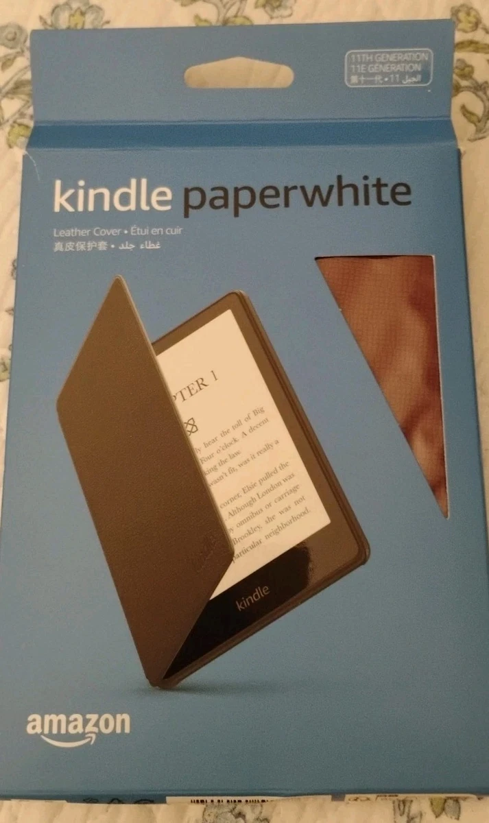EKH Lederhülle Für Kindle Paperwhite 4 (10. Gen, 2018) – Mit Auto Wake/Sleep & Magnetischem Verschluss