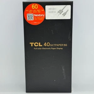 TCL 40 NXTPAPER 5G - 256 Go - RAM 6 Go Espagne double SIM - NOIR - Photo 1/4