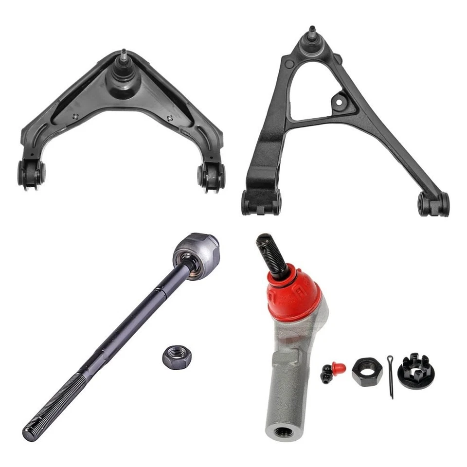 For Chevy Silverado 1500 HD 01-05 Control Arm with Ball Joint and Tie Rod End - Imagem 1 de 1