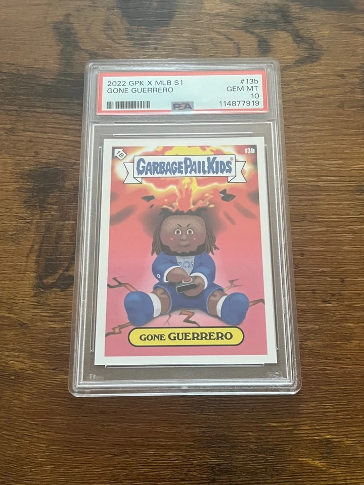 2022 GARBAGE PAIL KIDS GPK X MLB SERIES 1 #13b VLADIMIR GONE GUERRERO JR. PSA 10 - Image 1 of 1