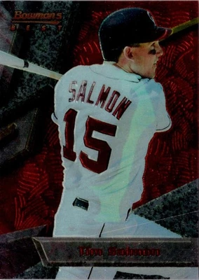 1994 Bowman's Best Tim Salmon #25 California Angels Baseball Card - Image 1 of 2