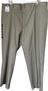 Timber Creek by Wrangler Pants Mens 42 x 29 Flat Front Khaki NWT - Picture 1 of 7