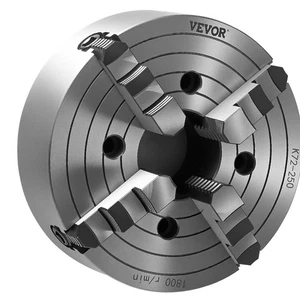 10 Inch 4-Jaw Self-Centering Lathe Chuck for Drilling Milling Machine 3D Printer - Picture 1 of 2