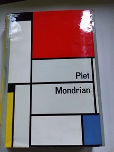 Mondrian Hardcover PIET 1956 MCM BOOK artist Art First Edition PATTERNS style - Foto 1 di 16