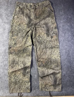 Pantalones camuflados Russell Outdoors para hombre talla mediana roble musgo carga caza al aire libre Foto 1 de 4