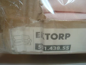 IKEA EKTORP 2-seat Sofa Loveseat Cover Blekinge Pink Slipcover 501.438.55 NEW - Picture 1 of 14