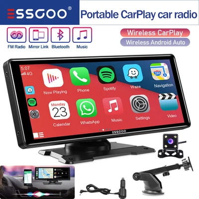 10,26'' Autoradio Bluetooth Apple Carplay Tragbarer Desktop Monitor Android Auto - Immagine 1 di 4