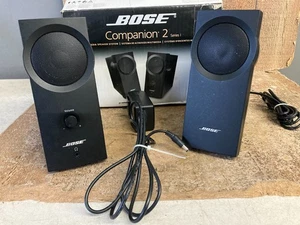 Bose Companion 2 Series III Multimedia Speakers W/ Power Adapter Tested Working - Picture 1 of 5