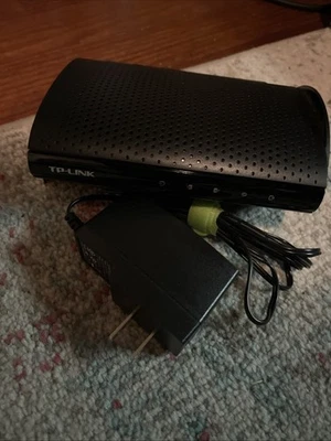 TP-Link TC-7620 DOCSIS 3.0 680Mbps High-Speed Cable Modem with Power Adapter - Image 1 of 2