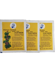 Portwein Kitzinger Arauner Weinhefe Trockenhefe 3 x 5 g ausreichend für 150L - Bild 1 von 2