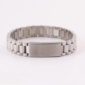 Men's LINK Collection Link Bracelets in Stainless Steel - Picture 1 of 6