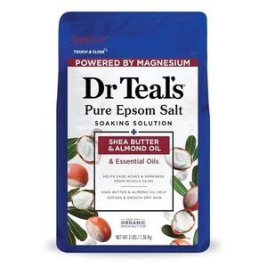 Dr Teal's Epsom Salt Magnesium Soak, Soften & Moisturize with Shea Butter &...  - Picture 1 of 11