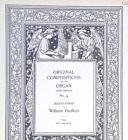 Meditation Sheet Music Advanced Organ Solo William Faulkes 1913 Angel Cover Art