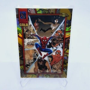 2024 Topps Cromo Marvel Spider-Man Oro #SG-1 Refractor Rojo/5 🔥 - Imagen 1 de 9