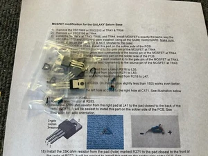 Galaxy Saturn Base MOSFET upgrade - Zdjęcie 1 z 2