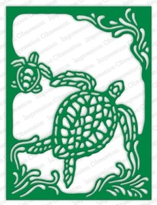 Impression Obsession Cutting Die "Sea Turtles" DIE843-YY Summer Cardmaking - Picture 1 of 1