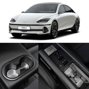 Inside Aluminium Cup Holder Molding 4p 1set (Fits: 2023+ Ioniq6) - Bild 1 von 8