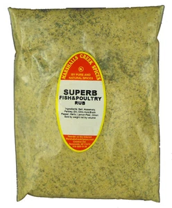 Marshalls Creek Spices SUPERB FISH AND POULTRY RUB REFILL 13 oz - Kosher - Picture 1 of 1
