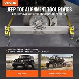Wheel Alignment Tool - 2-Pack Toe Plates, Stainless Steel, Accurate Toe Angle Me - Picture 1 of 10