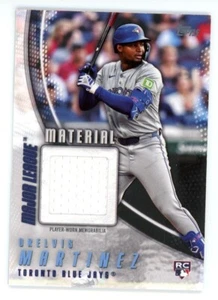 2025 Topps ORELVIS MARTINEZ MAJOR LEAGUE MATERIAL RELIC TORONTO BLUE JAYS - Picture 1 of 1