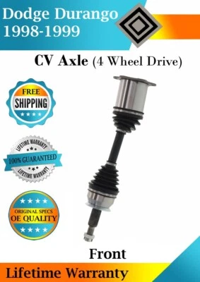 OE Front Left/Right CV Axle For 1998-1999 Dodge Durango 4WD Lifetime Warranty - Imagem 1 de 4