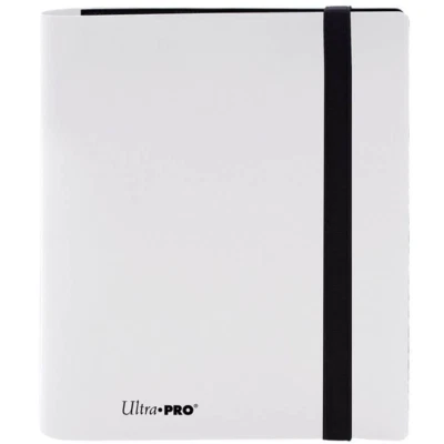 Álbum Ultra Pro Eclipse Binder 20 x 4 páginas de bolsillo tiene capacidad para 160 tarjetas coleccionables BLANCO Foto 1 de 4