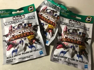3 KRE-O Transformers Micro Changers Figures Collection Series 3 NEW Sealed 2015 - Picture 1 of 2