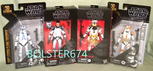 COMMANDER CODY BLY WOLFFE & 501ST 6" Black Series Star Wars Clone Wars ROTS - Picture 1 of 22