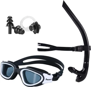 Swimming snorkel for lap swimming, no gurgling, no forehead injury, no slipping, - Picture 1 of 6