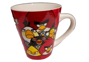 2013 Angry Birds 'Bird is the Word' All Over Graphic Print Ceramic Coffee Mug - Picture 1 of 7
