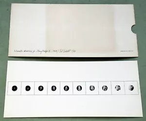 Sol LEWITT, 1970: 'Schematic Drawing for Muybridge II 1964-1969 '; 1200 copies - Picture 1 of 8