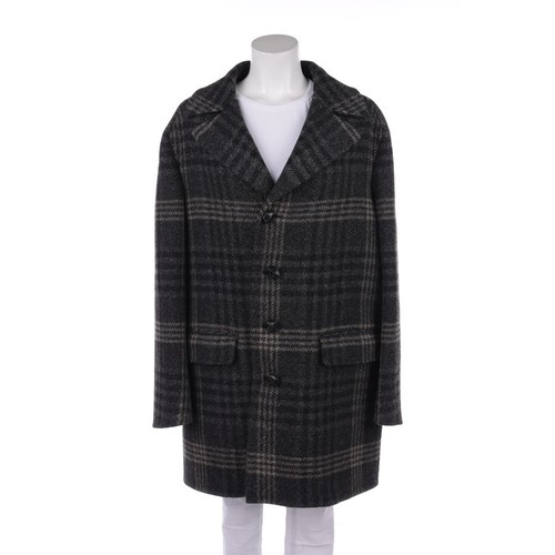 Cappotto di lana Bottega Veneta grigio bianco 46 IT 52