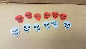Lot of 12 Grave Picker Red Black Grey Design Guitar Picks - Picture 1 of 2